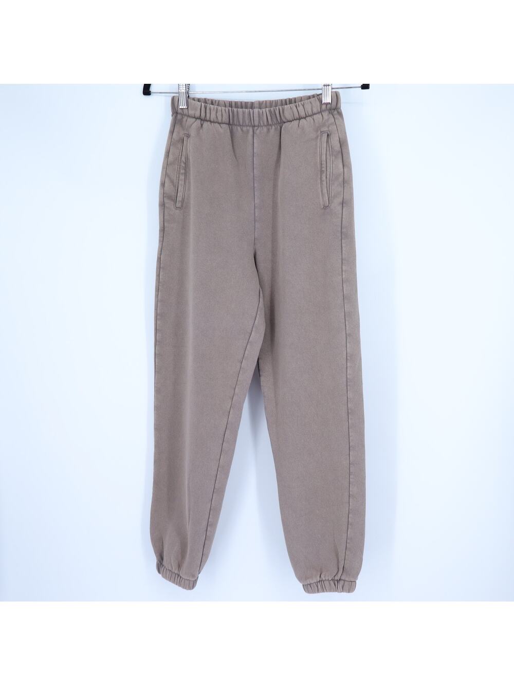 GAP VintageSoft Jogger Sweatpants Plymouth Rock Brown High Rise Women's 2XS